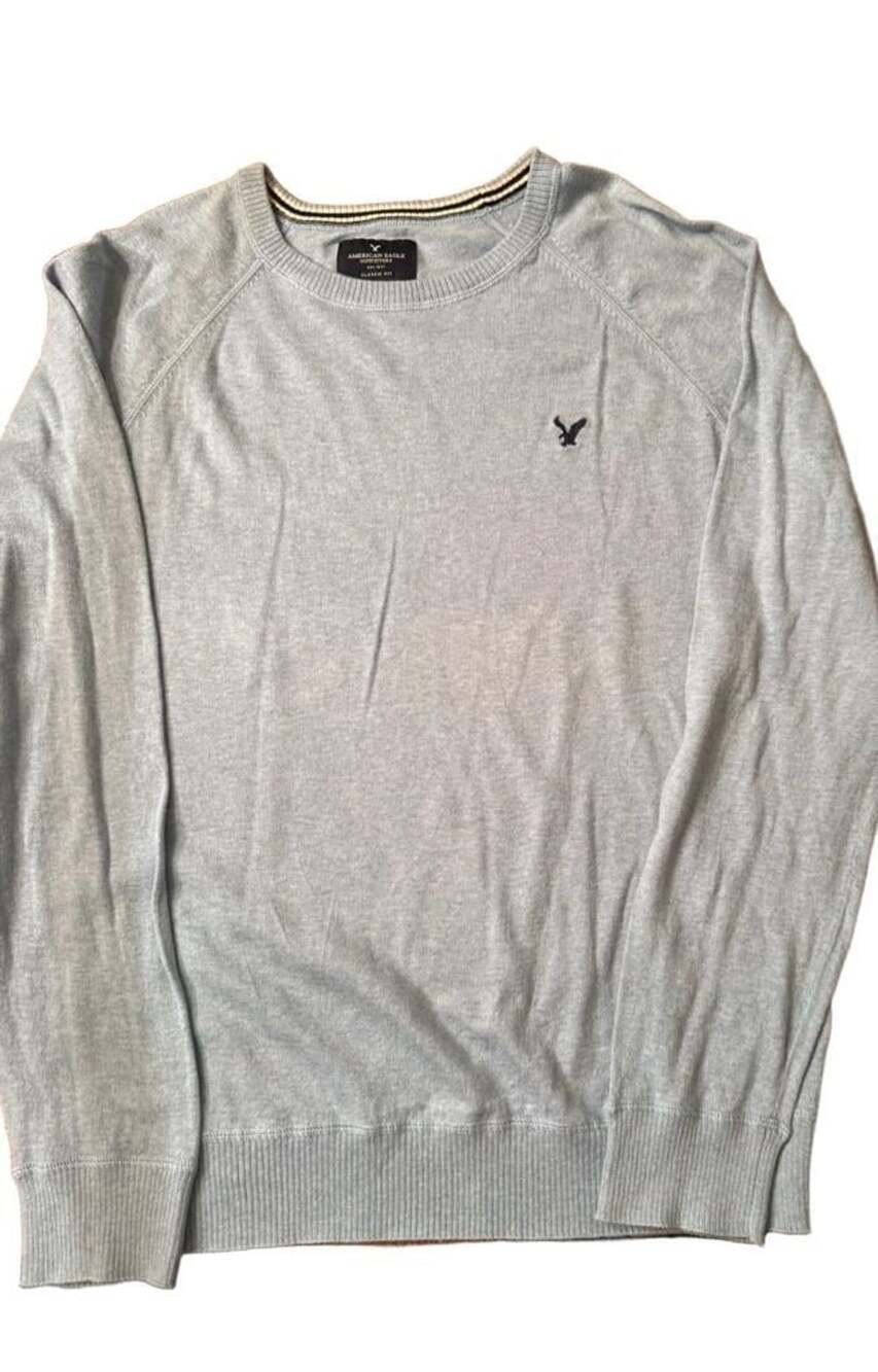 Vintage Fit American Eagle Outfitters Authentic Quality gray sweater Mens Large